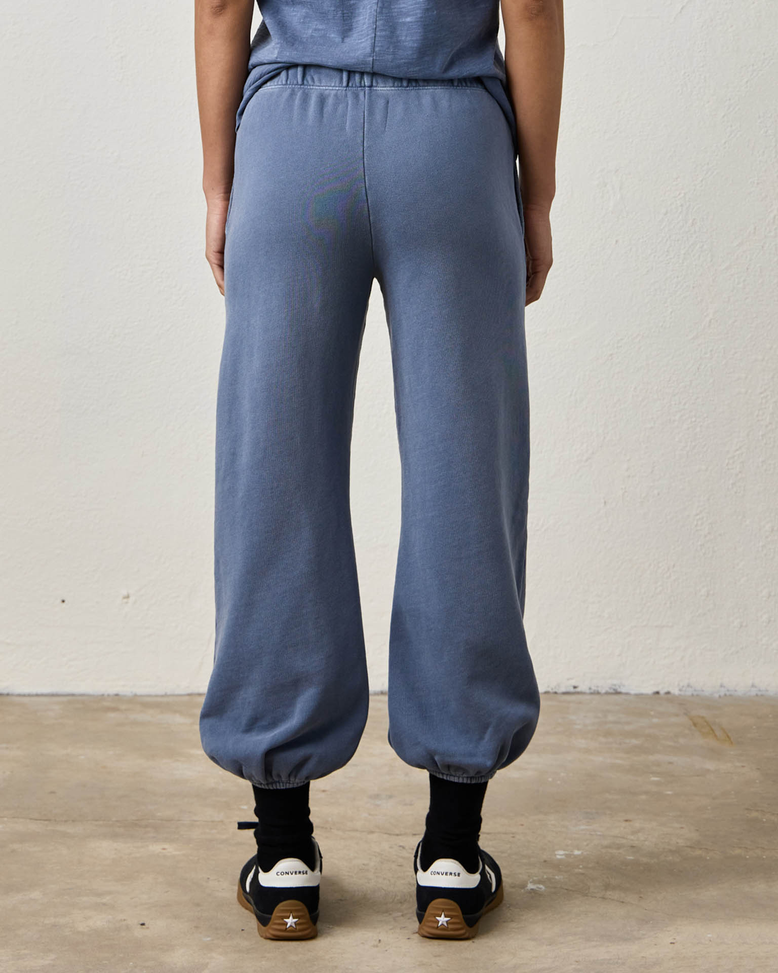 NSF Shane Genie Loop Terry Sweatpant in Faded Indigo