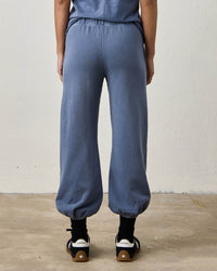 Shane Genie Loop Terry Sweatpant in Faded Indigo - Bliss Boutiques