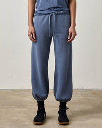 Shane Genie Loop Terry Sweatpant in Faded Indigo - Bliss Boutiques