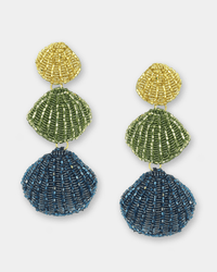 Olivia Dar Venus Earrings in Lagoon