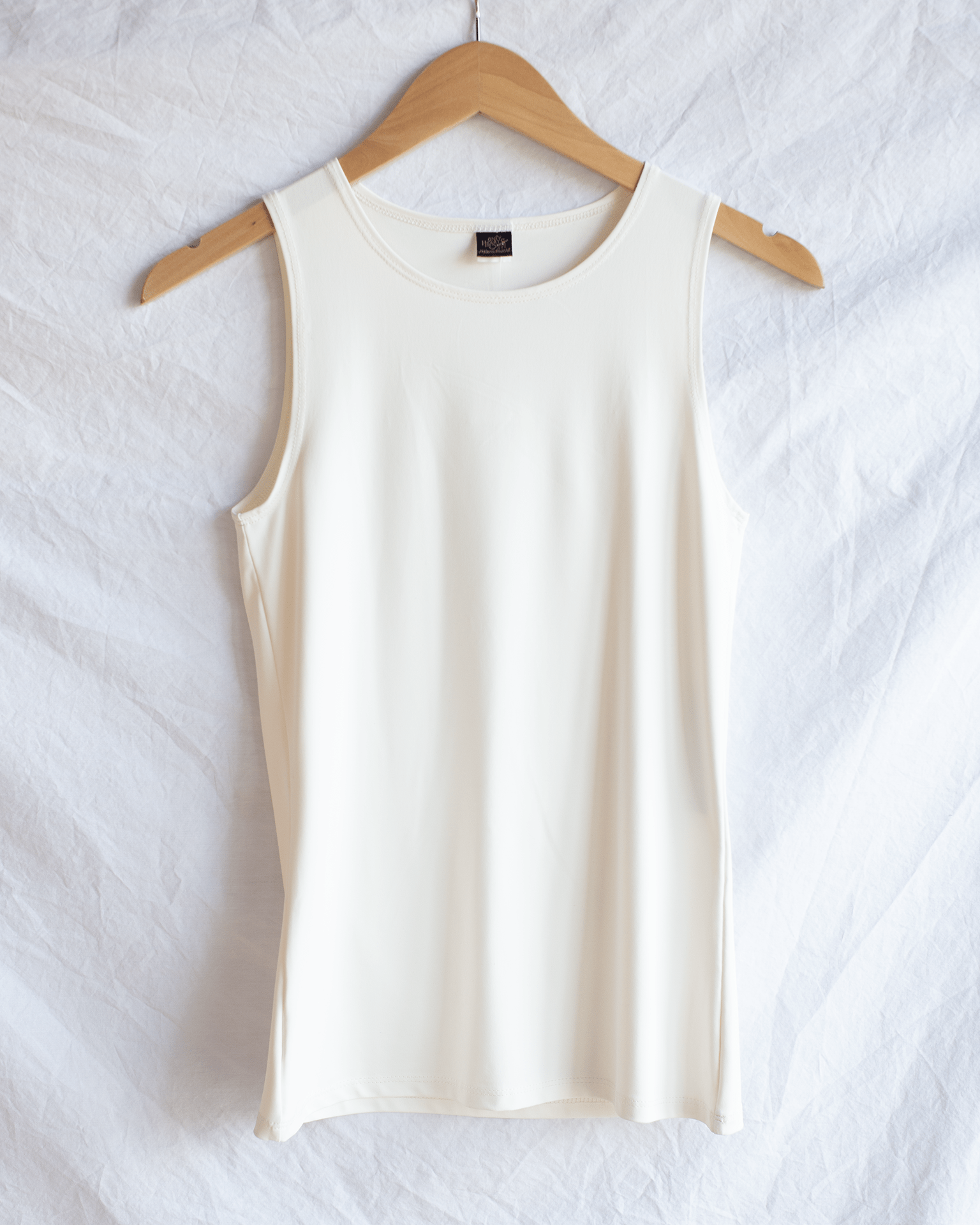 Del Cutaway Tank in Cream