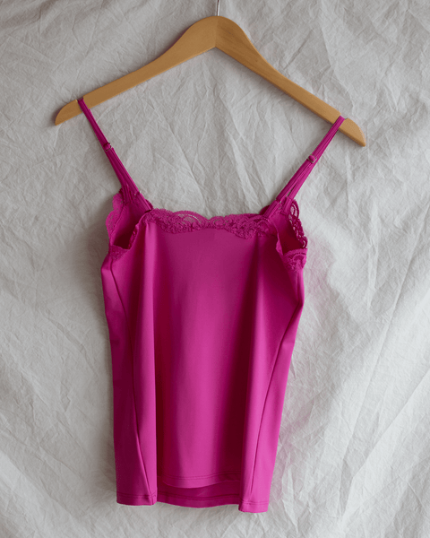 Only Hearts Del w/ Lace V Cami in French Rose - Bliss Boutiques