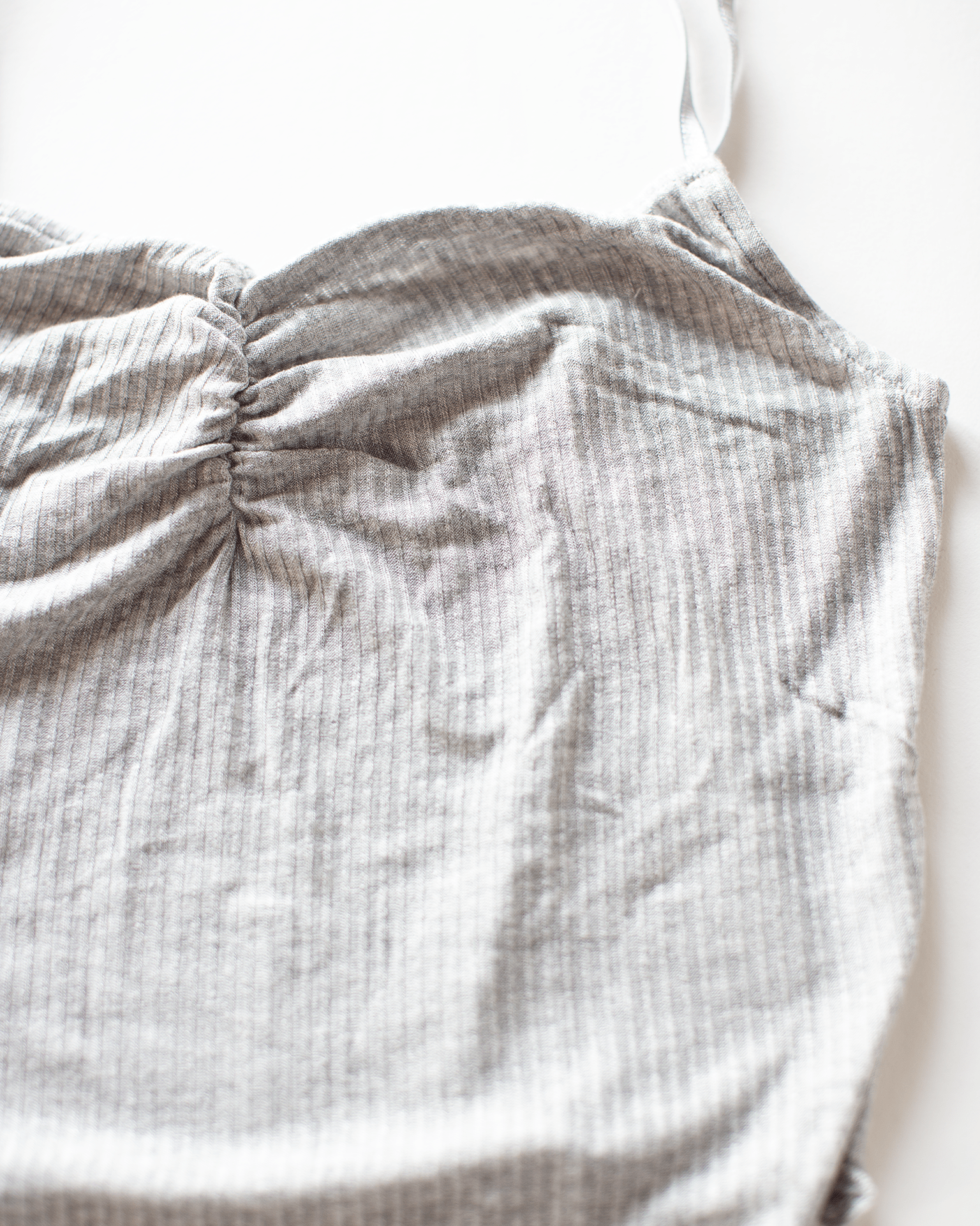 Only Hearts Pinch Front Cami & Pamela Short Set in Heather Grey