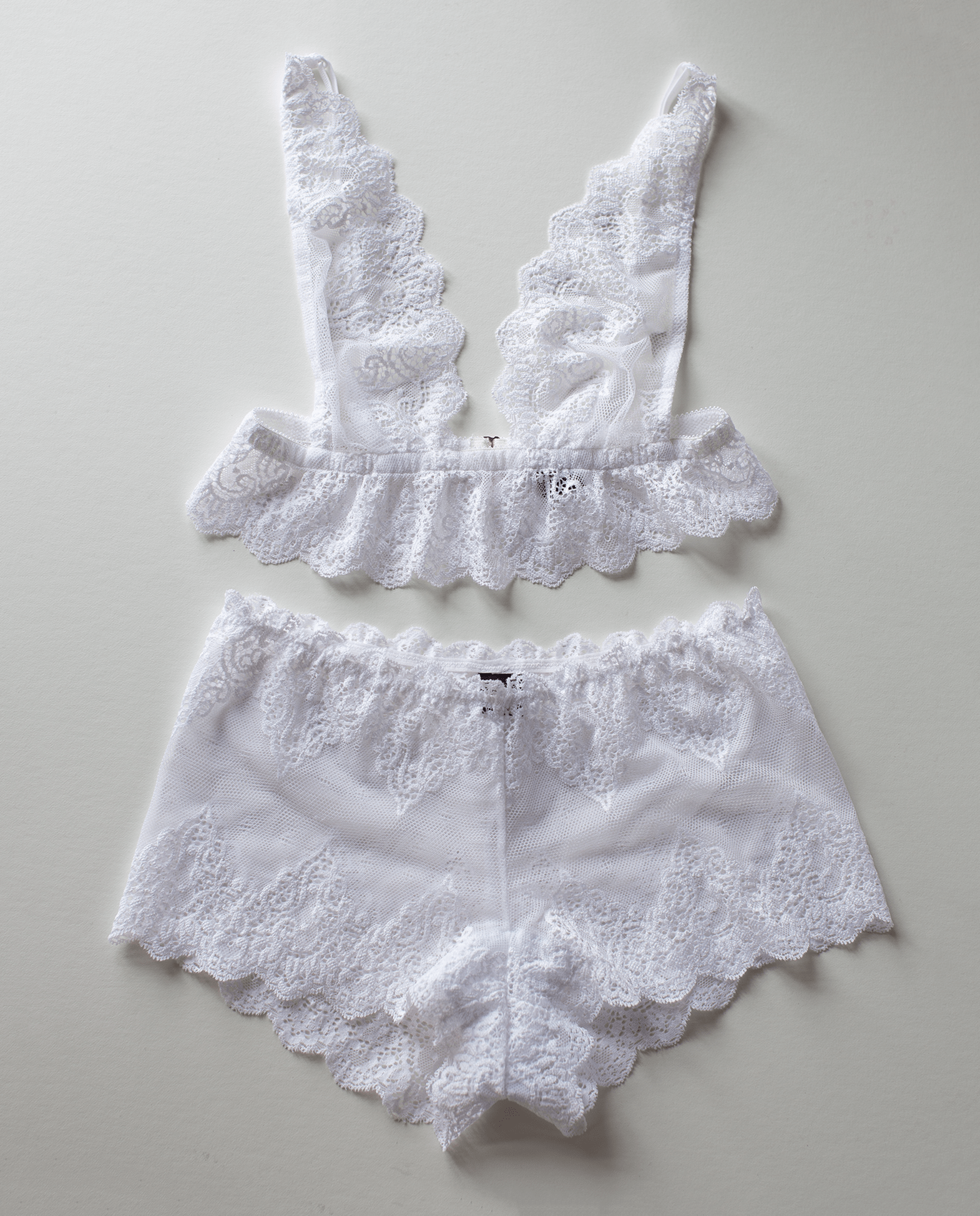 Only Hearts SFL Fairy Bralette & Hipster Set in White