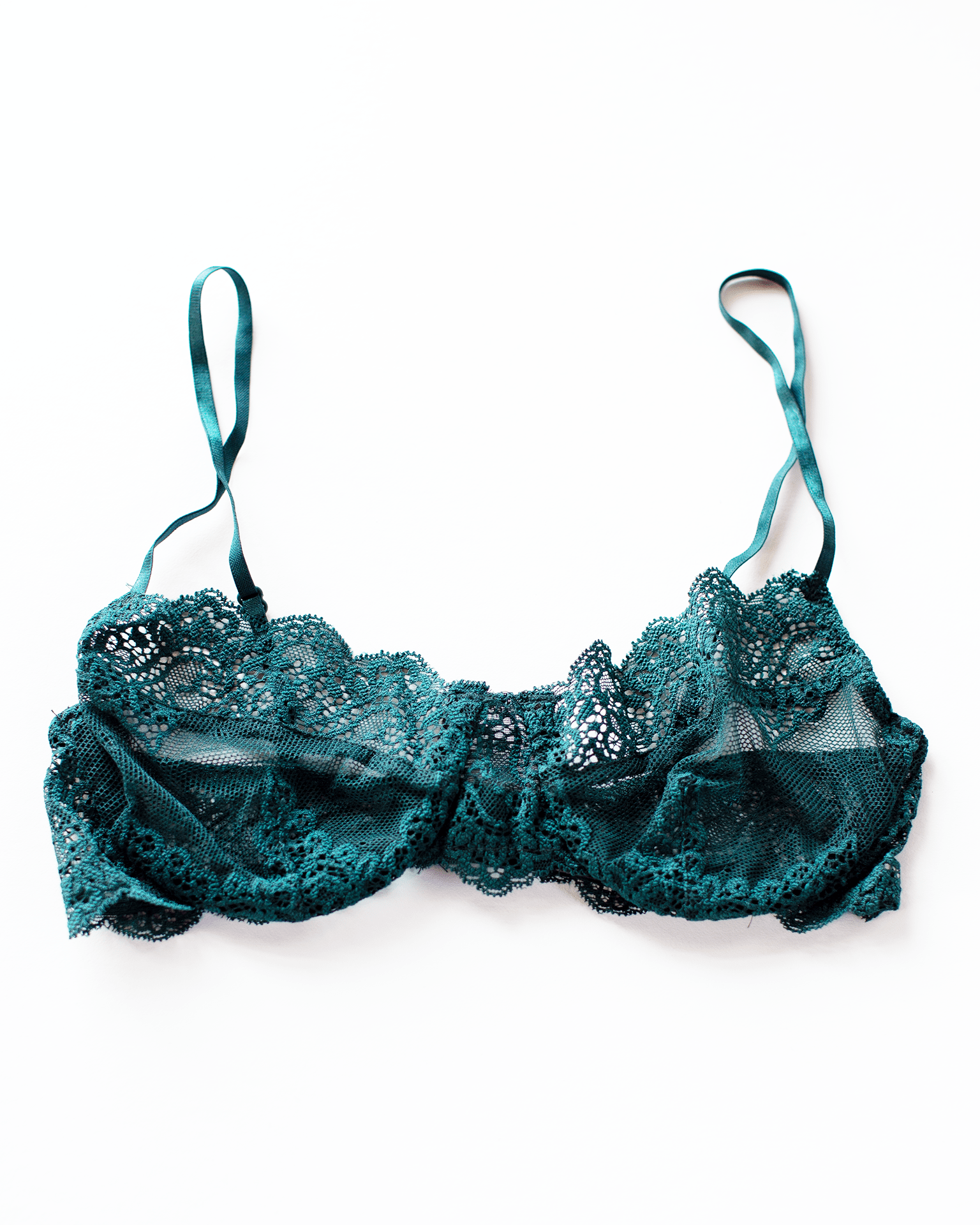 Only Hearts Underwire Bra & Brazilian Bikini Set in Juniper