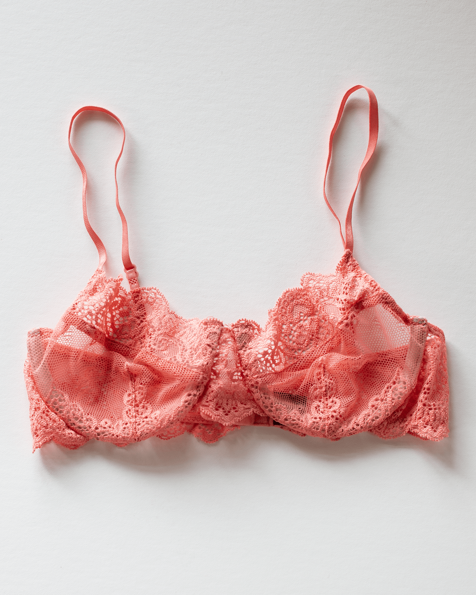 Only Hearts Underwire Bra & Hipster Set in Tangerine