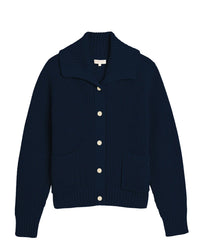 Demylee Clothing Parker Cotton Cardigan in Navy