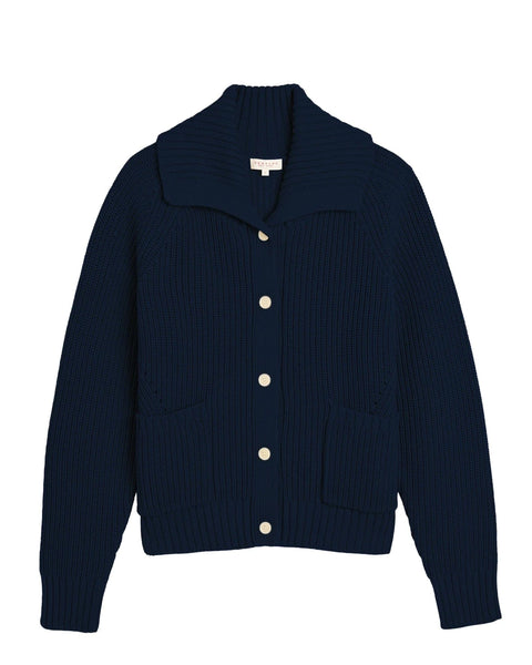 Demylee Parker Cotton Cardigan in Navy - Bliss Boutiques