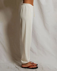 perfectwhitetee Johnny - French Terry Easy Sweatpant in Bright Ivory 3 - Bliss Boutiques