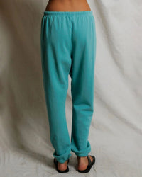 perfectwhitetee Johnny - French Terry Easy Sweatpant in Teal Blue 4 - Bliss Boutiques