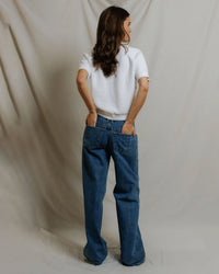 perfectwhitetee Kennedy - Core Fleece Short Sleeve in White 4 - Bliss Boutiques
