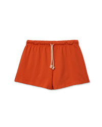 perfectwhitetee Layla - French Terry Sweat Shorts in Clementine 4 - Bliss Boutiques