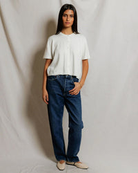 perfectwhitetee Maude - Cotton Short Sleeve Cardigan in White 2 - Bliss Boutiques
