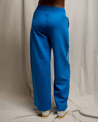 perfectwhitetee Mikos Wideleg Pant with Stripe in Cobalt 4 - Bliss Boutiques