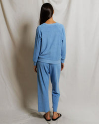 perfectwhitetee Saylor - Loop Terry Sweatshirt in Pacific Blue 5 - Bliss Boutiques