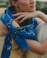 Classic Cotton Bandana in Blue