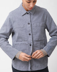 Prairie Underground Boxcar Jacket in Oyster 4 - Bliss Boutiques