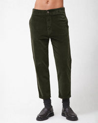 Prairie Underground Nightfall Trouser in Dark Olive 1 - Bliss Boutiques