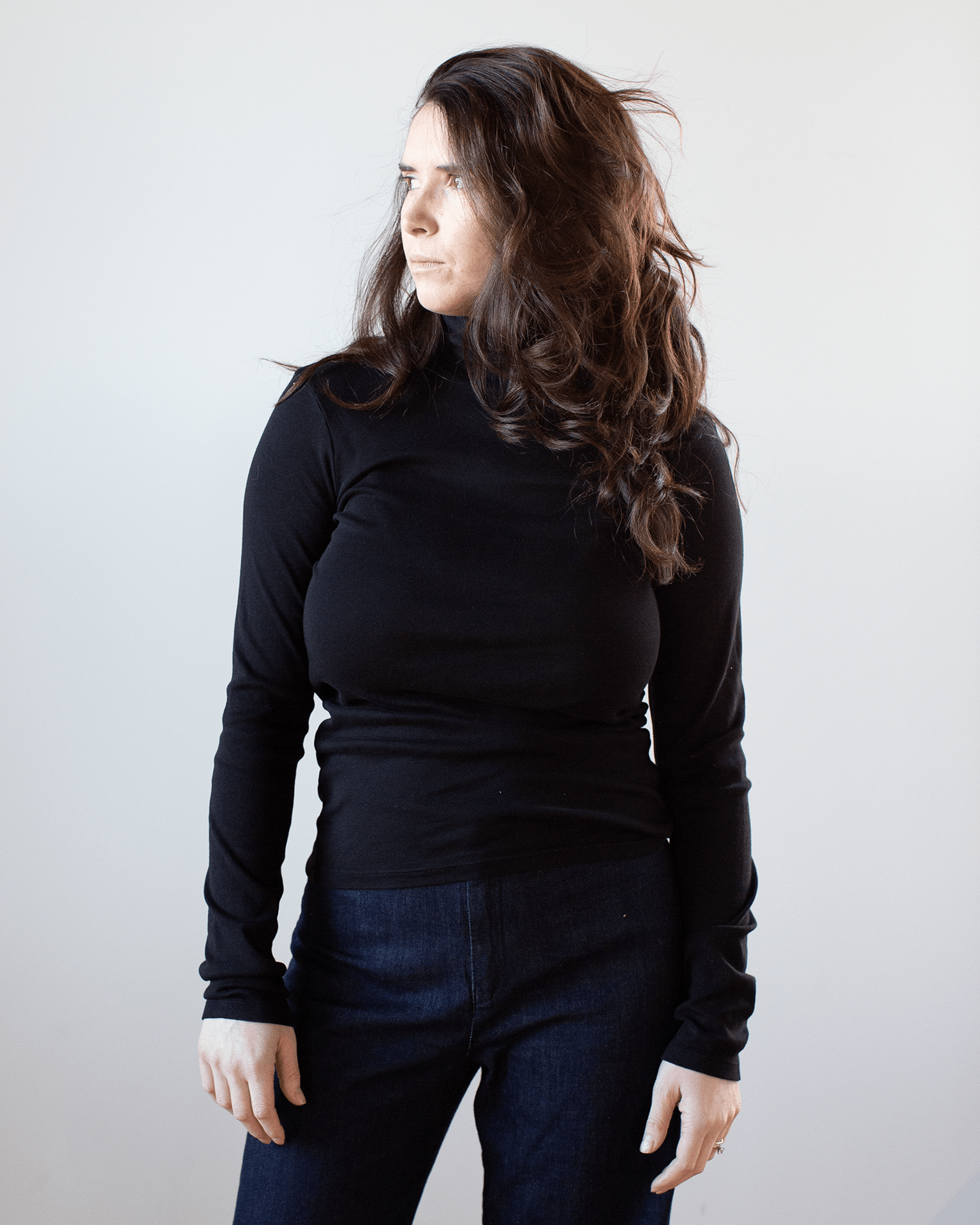 Prairie Underground Rib Turtleneck in Black