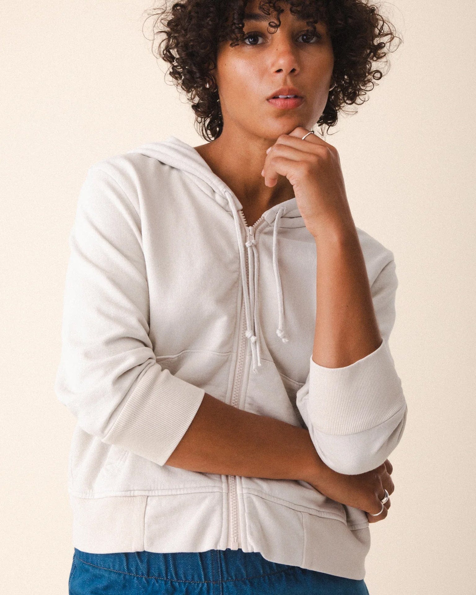 Prairie Underground Simple Life Hoodie in Oyster