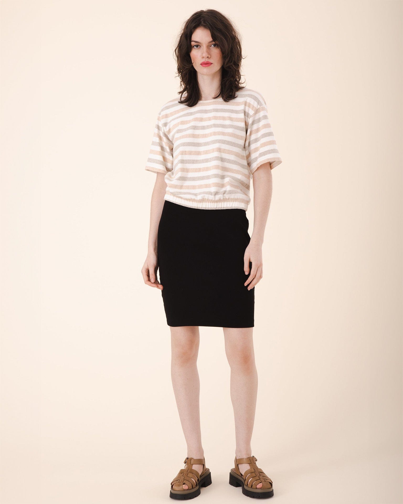 Prairie Underground Trim Skirt in Black