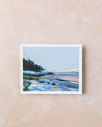 Sarah Madeira Day Home Sand Beach Violet Great Head / 8x10 Sand Beach Violet Great Head | Print on Canvas | unstretched
