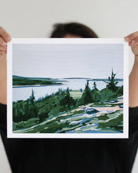 Sarah Madeira Day Somes Sound Opening | Print on Canvas | unstretched