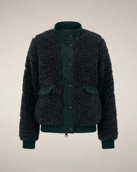 Save the Duck Valery Coat in Nori Green 4 - Bliss Boutiques