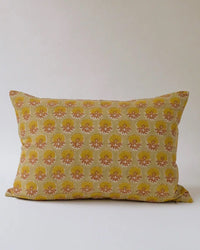 Soil to Studio Veda Linen Pillow - 14 x 20 in Khaki Sage