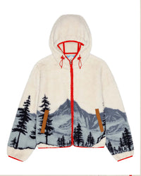 the Great Outdoors The Plush Horizon Full Zip in Snowcap View Landscape 6 - Bliss Boutiques
