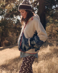the Great Outdoors The Plush Horizon Full Zip in Snowcap View Landscape 4 - Bliss Boutiques