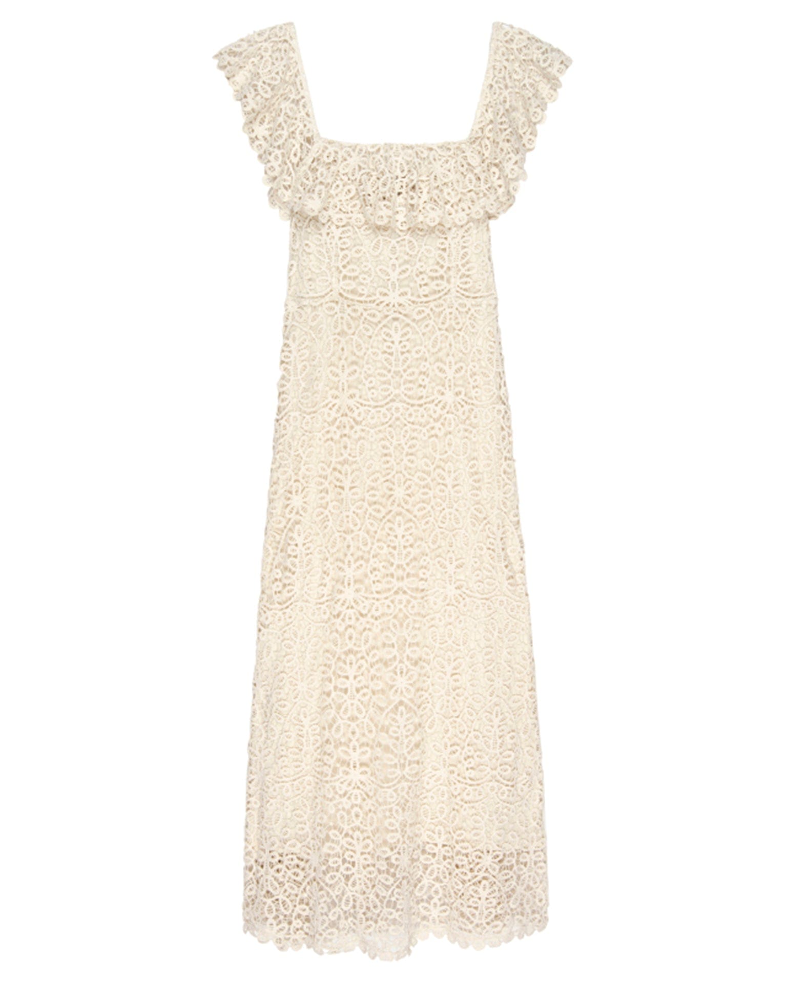 the Great The Balcony Dress in Cream