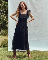 The Balcony Dress in Navy - Bliss Boutiques