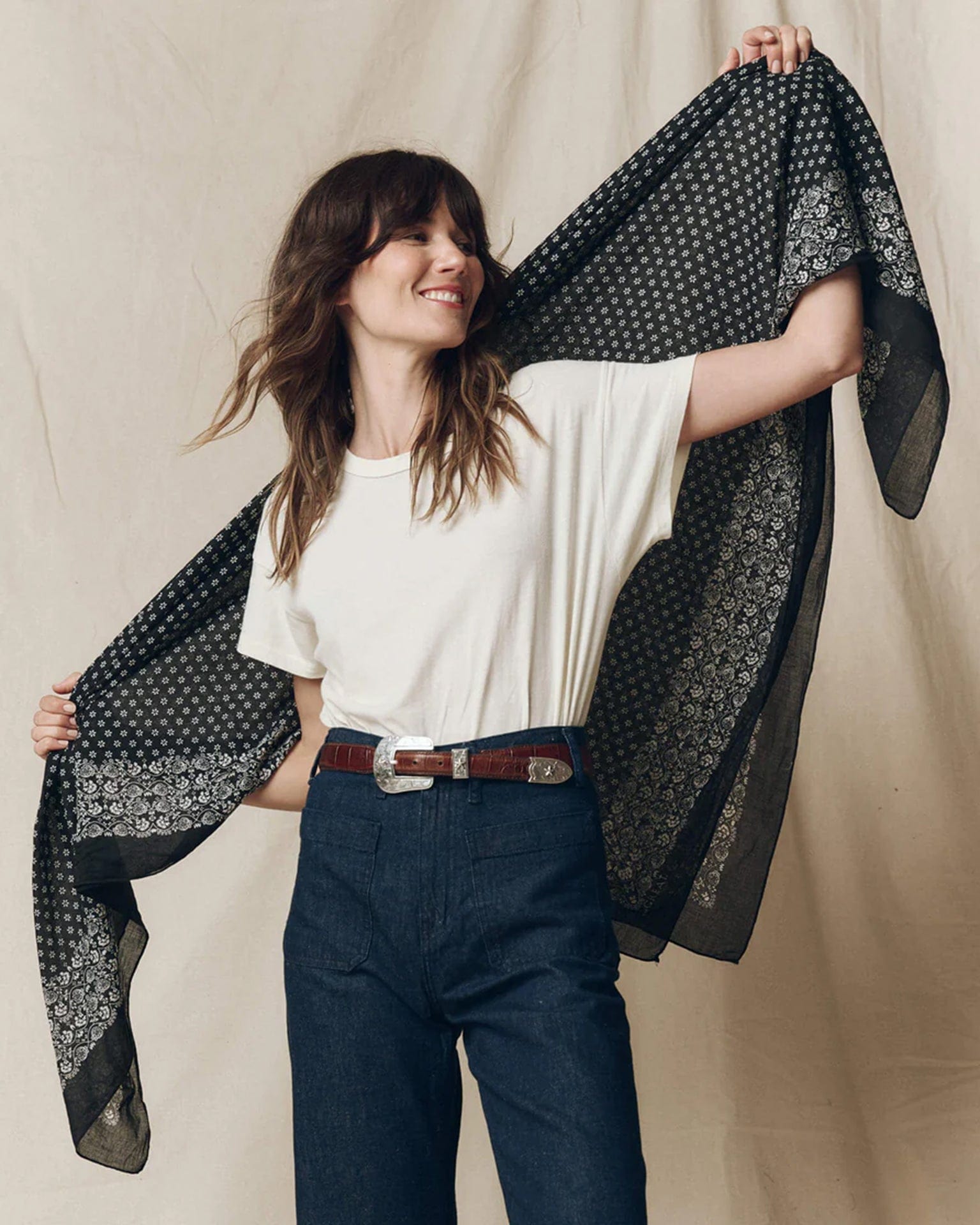 the Great The Big Bandana in Almost Black