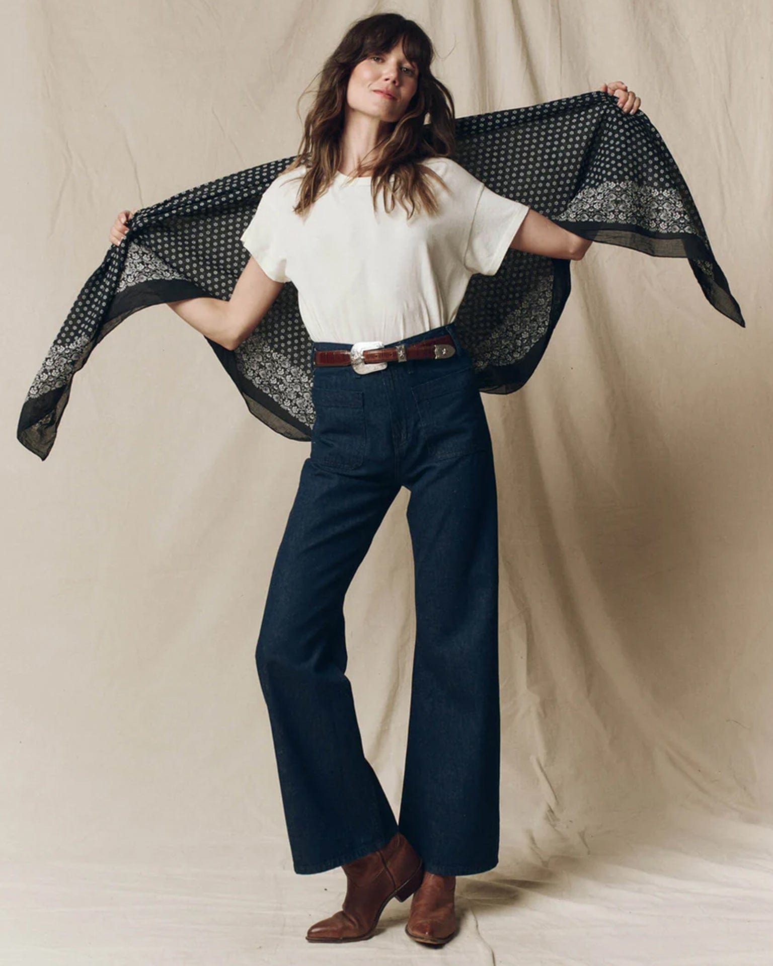 the Great The Big Bandana in Almost Black