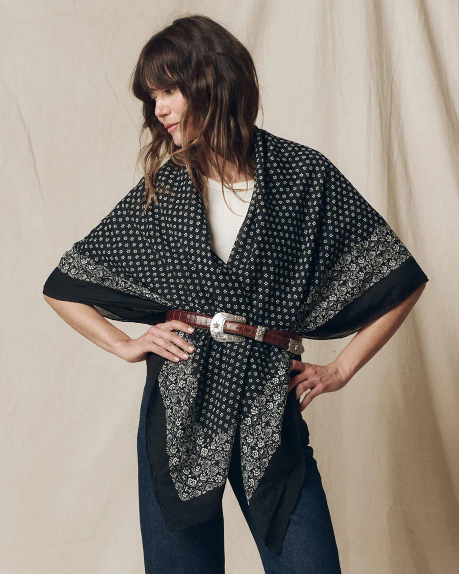 the Great The Big Bandana in Almost Black