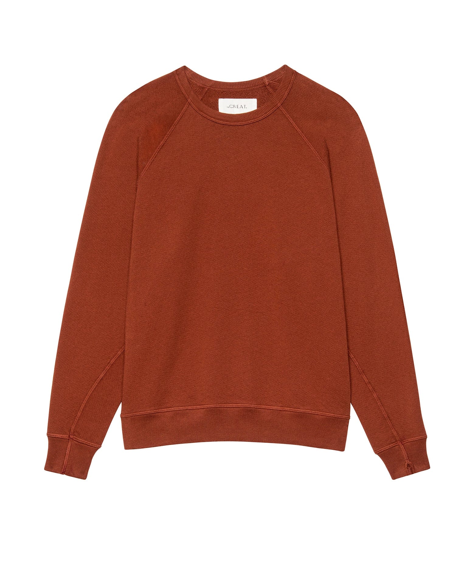 the Great The College Sweatshirt in Brick