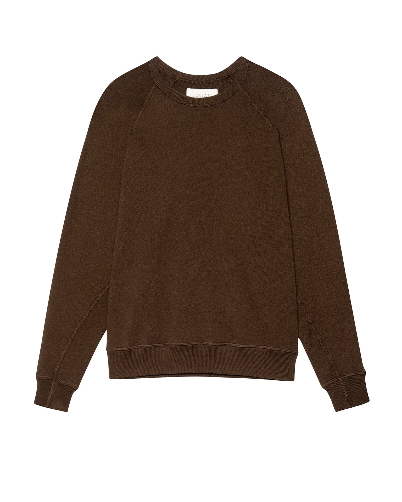 the Great The College Sweatshirt in Driftwood