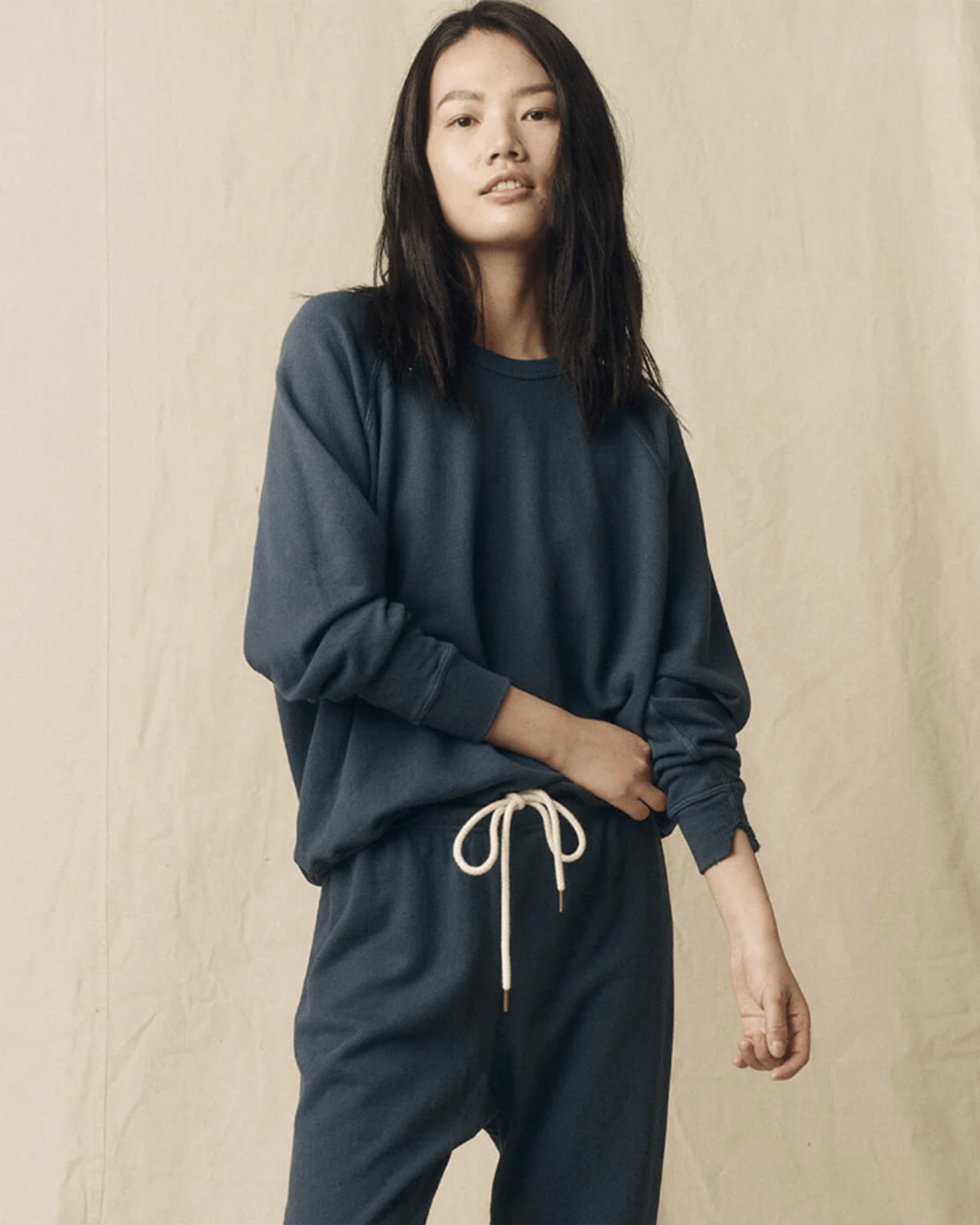 the Great The College Sweatshirt in Nautical Navy
