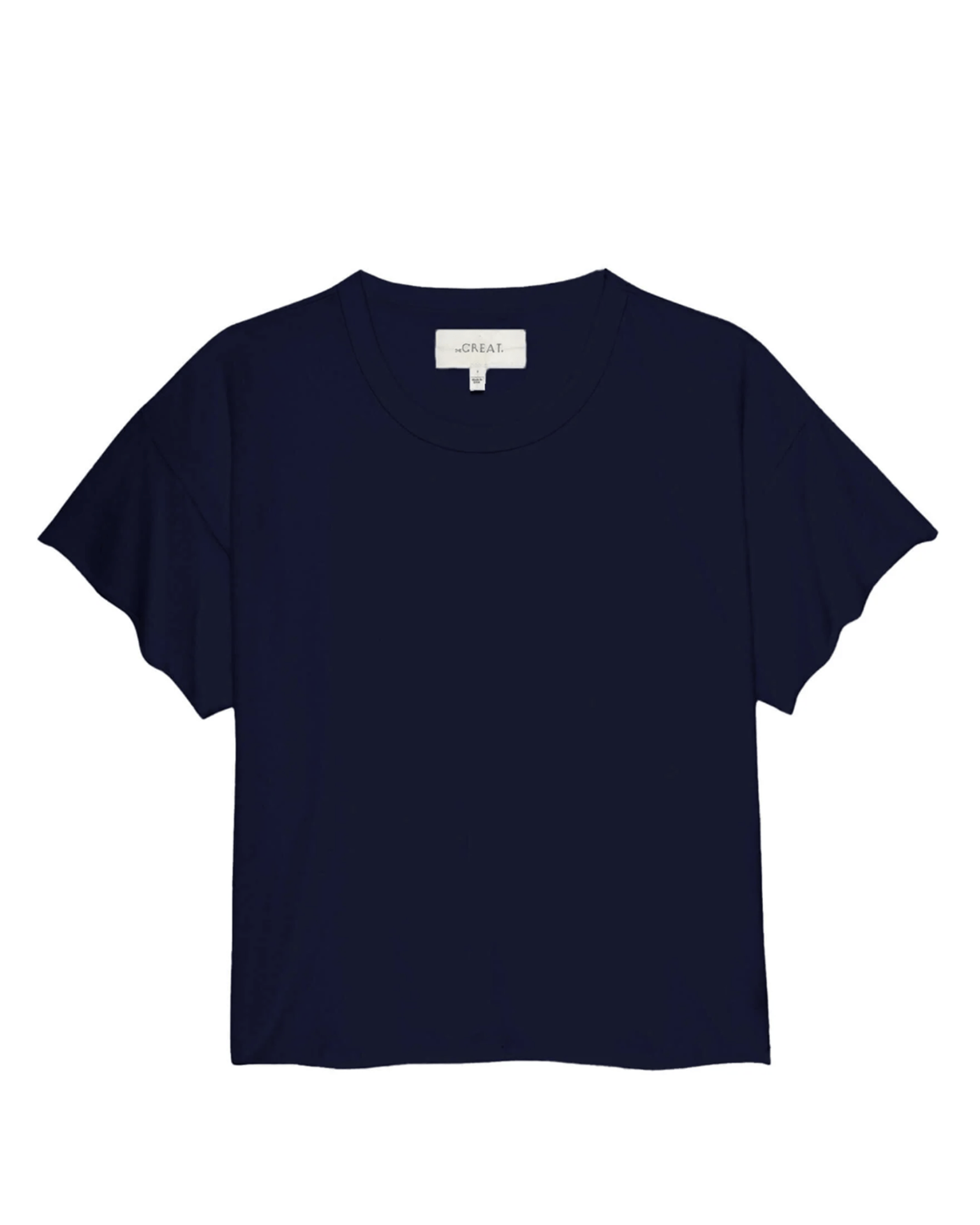 the Great The Crop Tee in True Navy