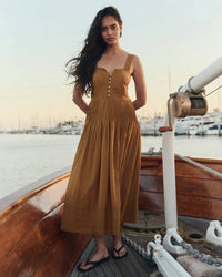 the Great The Day Break Dress in Clay 1 - Bliss Boutiques