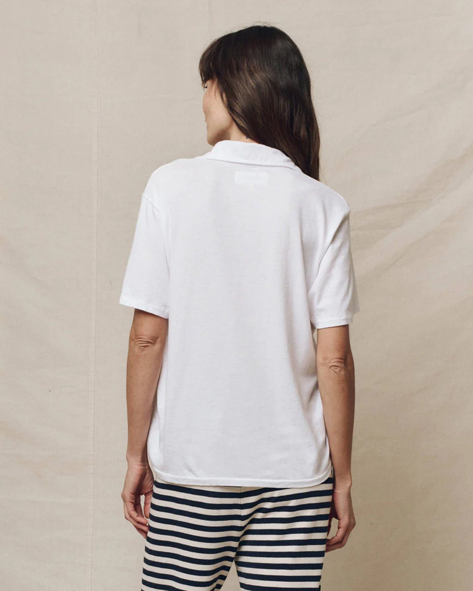 the Great The Lacrosse Polo in True White