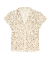 the Great The Lattice Top w/ Cami in Cream