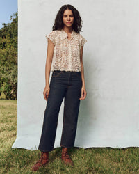 the Great The Lattice Top w/ Cami in Cream