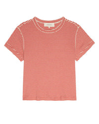 the Great The Little Tee in Pimento Stripe 5 - Bliss Boutiques