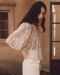 the Great The Prim Top in Vintage Blush