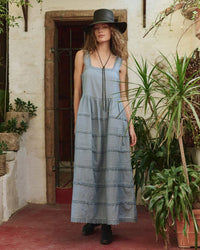 the Great The Reverie Dress in Pale Blue