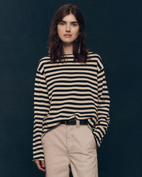 The Sailor Sweater in Black Stripe - Bliss Boutiques