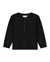 the Great The Shrunken Henley in Almost Black