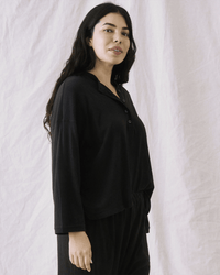 the Great The Shrunken Henley in Almost Black